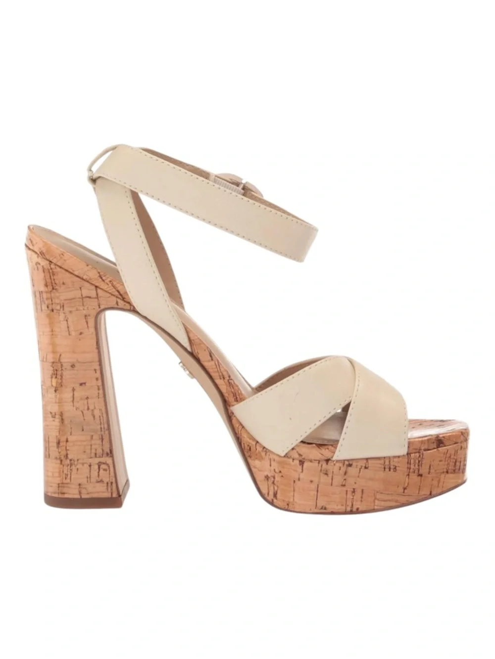 SAM EDELMAN | Women's Kayna Platform Sandal in Modern Ivory and Cork